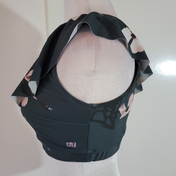 ALBION Size	M Orchid Icon Wave Swim Crop Top One Shoulder Ruffle Layer Feminine - Picture 7 of 11